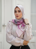 روسری ابریشم توییل طرح مارال